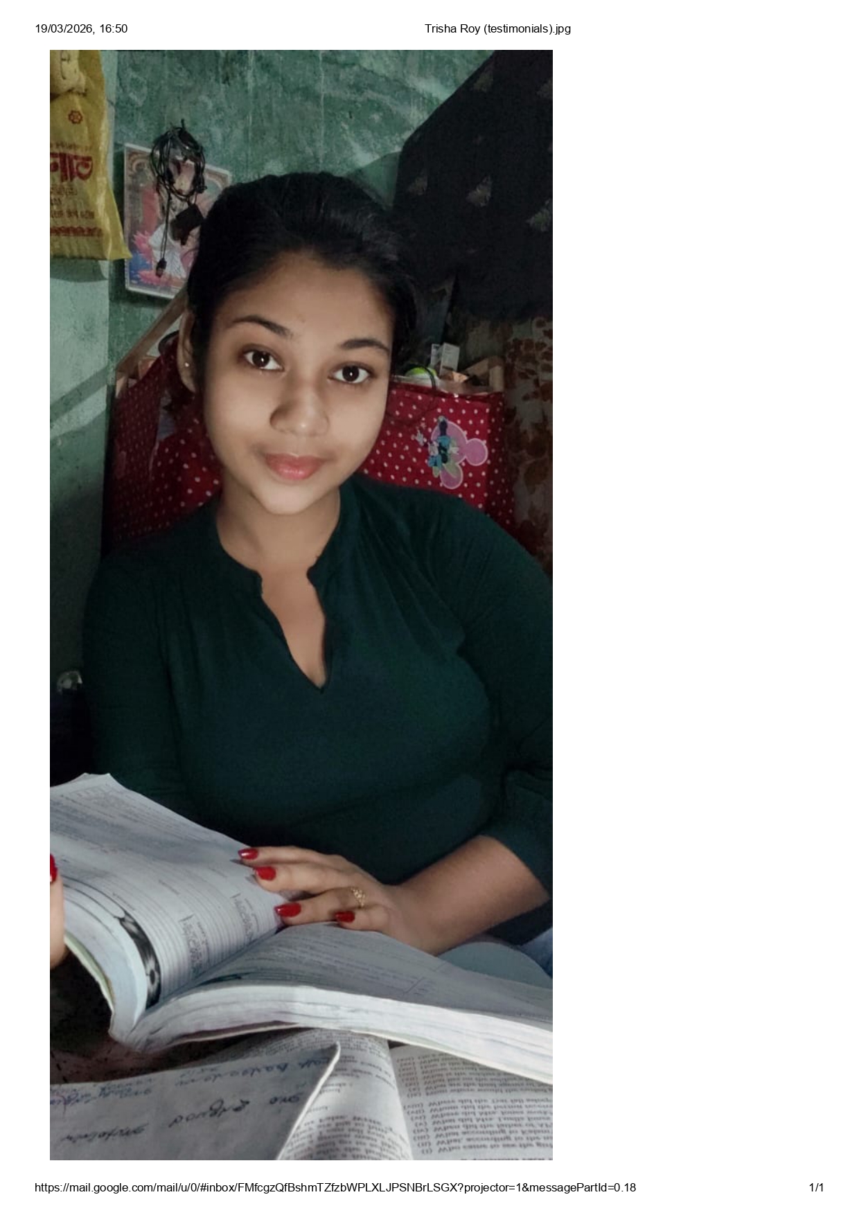 Trisha Roy.