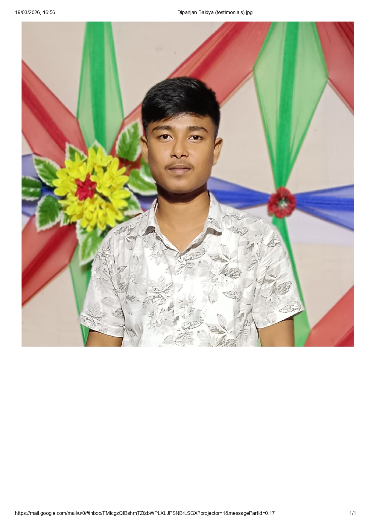 Dipanjan Baidya.